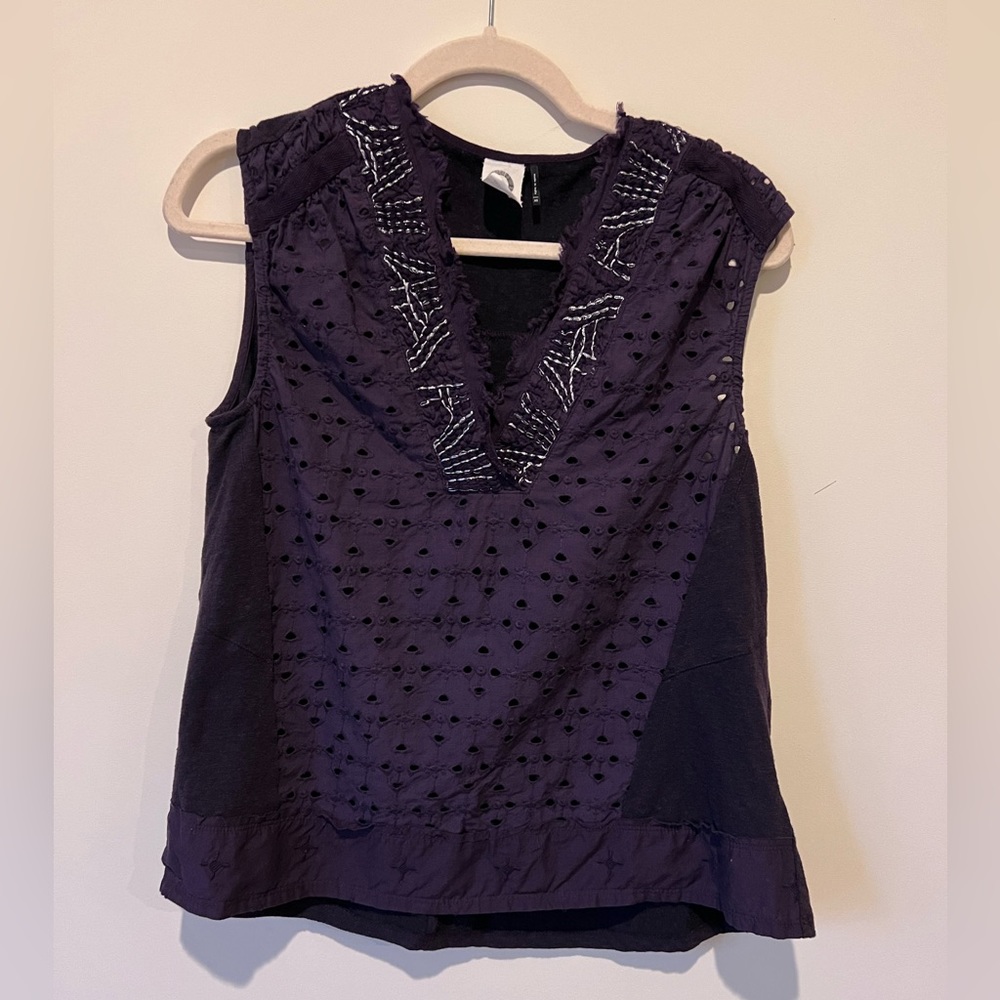 Purple Ahthropologie top